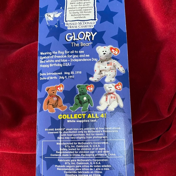 2 TY Patriotic Bears 1-7”, 1-5” - Picture 14 of 14